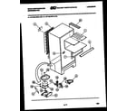 White-Westinghouse RC131LLH0 system and automatic defrost parts diagram