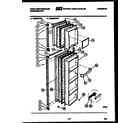 White-Westinghouse RT140LCH0 door parts diagram