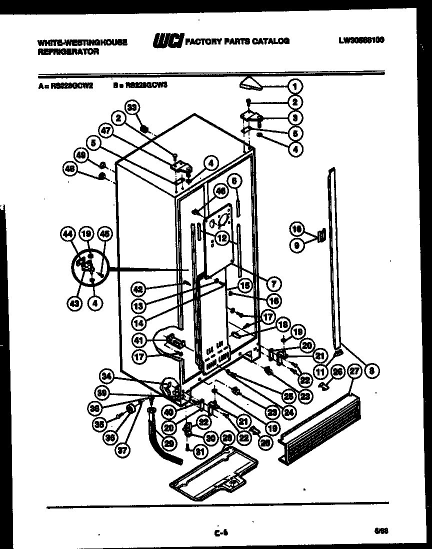 System and automatic defrost parts