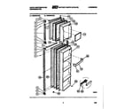 White-Westinghouse RS228GCH2 freezer door parts diagram