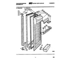 White-Westinghouse RS228GCH2 refrigerator door parts diagram