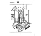 White-Westinghouse RS228GCW3 cabinet parts diagram