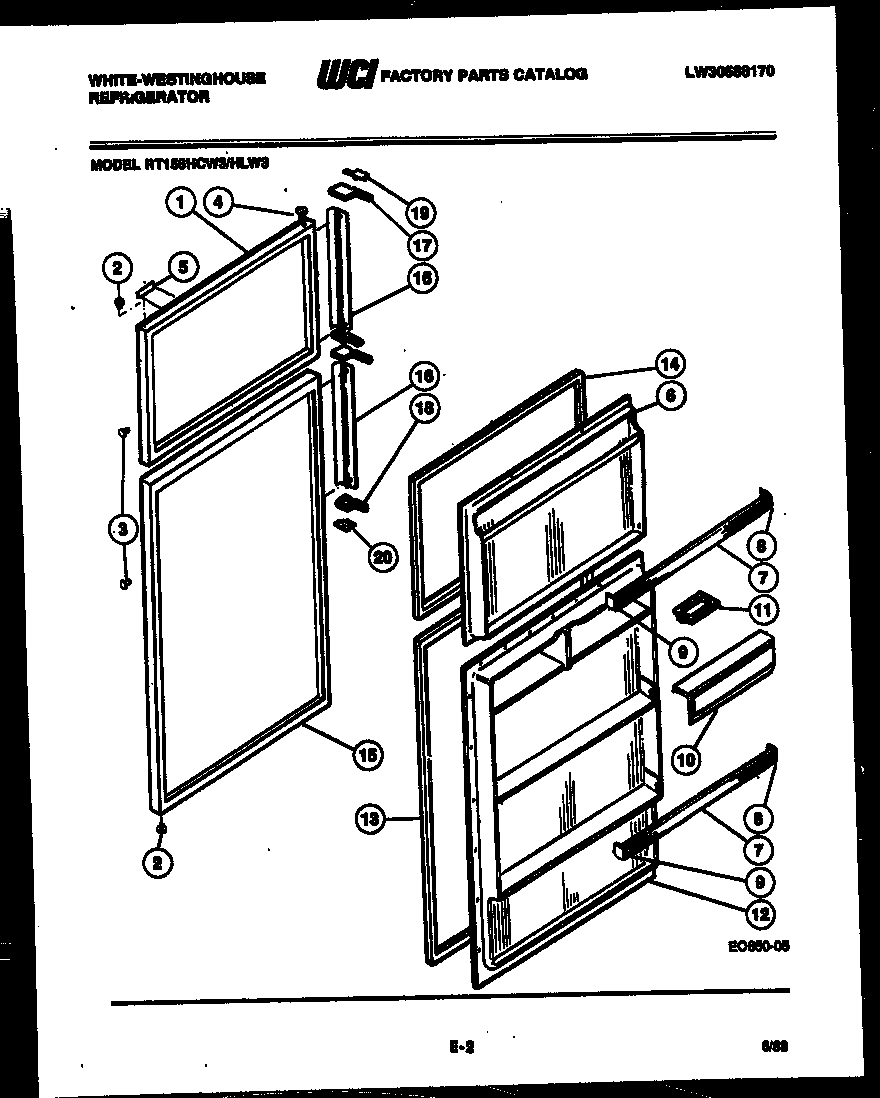 CHEST FREEZER PARTS