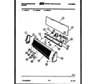 White-Westinghouse LA560JXW5 console and control parts diagram