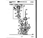White-Westinghouse LA600JXW5 motor, transmission and drive parts diagram