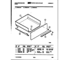 White-Westinghouse GF980KXD1 drawer parts diagram