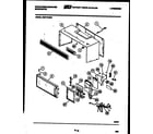 White-Westinghouse KM777KXM1 wrapper body and control parts diagram