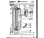 White-Westinghouse RS249JCH2 freezer door parts diagram
