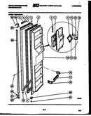 Freezer door parts