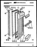 Refrigerator door parts