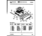 White-Westinghouse GF606KXD0 broiler drawer parts diagram