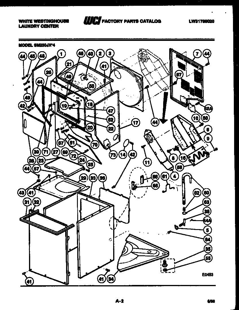 CABINET PARTS AND HEATER