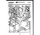 White-Westinghouse SM230JXD4 cabinet parts and heater diagram