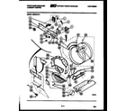 White-Westinghouse SM230JXW4 console, control and drum diagram