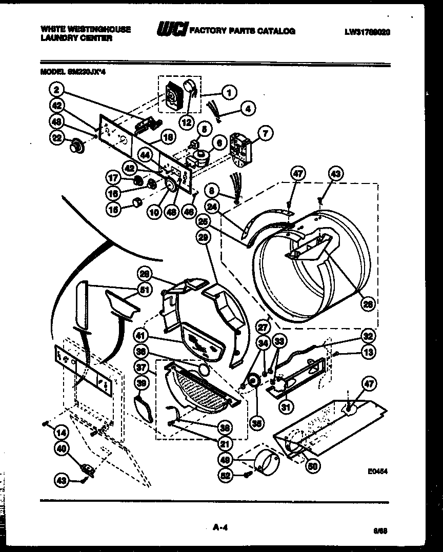 Console, control and drum