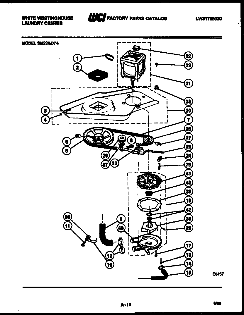 Washer drive system and pump