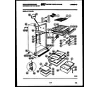 White-Westinghouse RT176LCW0 cabinet parts diagram