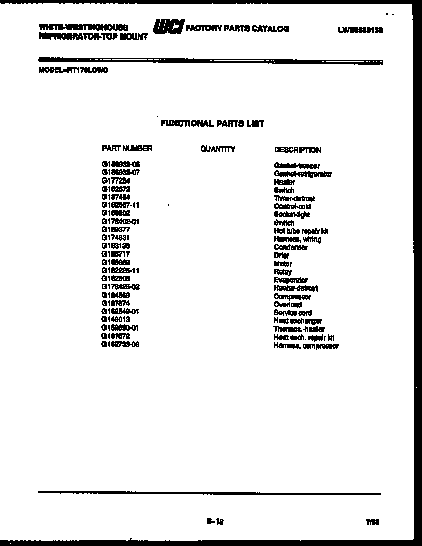 SYSTEM AND AUTOMATIC DEFROST PARTS