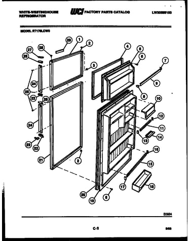 Chest freezer parts