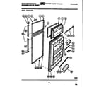 White-Westinghouse FC268LTW1 cabinet parts diagram