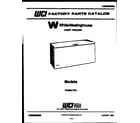 White-Westinghouse AL113M1A1 front cover diagram