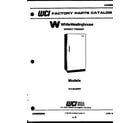 White-Westinghouse FU134JRW5  diagram