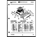 White-Westinghouse GF201HXD4 burner, manifold and gas control diagram