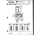 White-Westinghouse AS189L2K1 cabinet and installation parts diagram