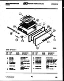 Broiler drawer parts