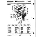 White-Westinghouse AS287L2K1 cabinet parts diagram