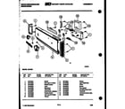 White-Westinghouse SU180L console and control parts diagram