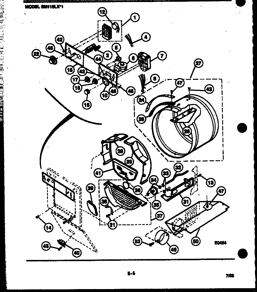 CONSOLE, CONTROL AND DRUM