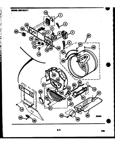 Console, control and drum