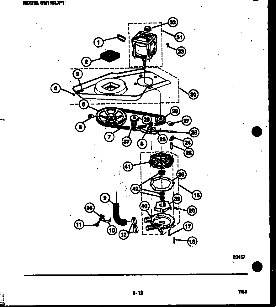 Washer drive system and pump