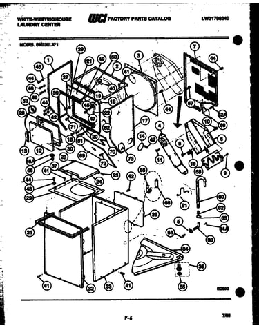 Cabinet parts and heater