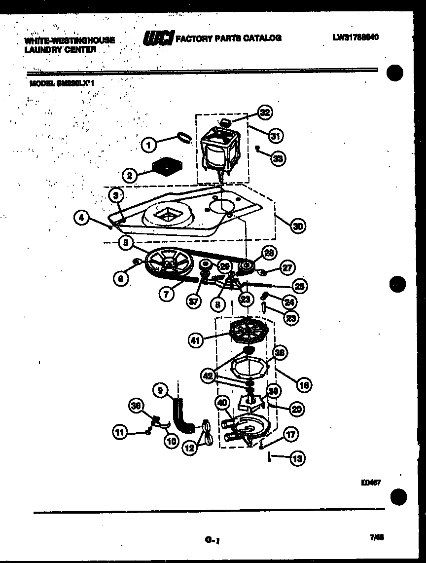 WASHER DRIVE SYSTEM AND PUMP