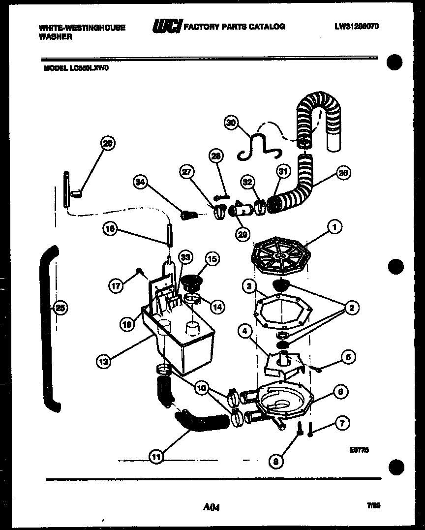 Drain and recirculate parts