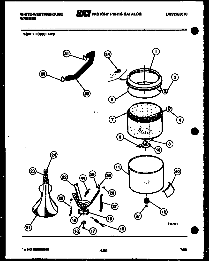 Tub and water inlet