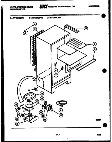 System and automatic defrost parts
