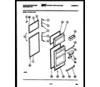 White-Westinghouse RT175LCH0 door parts diagram
