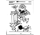 White-Westinghouse RT175LLD0 cabinet parts diagram