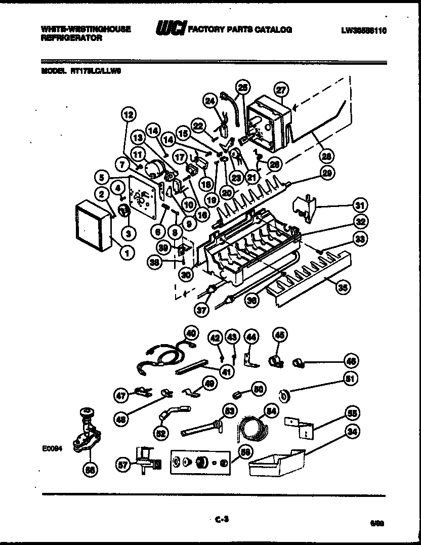 ICE MAKER AND INSTALLATION PARTS