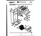 White-Westinghouse RT175GLW3 cabinet parts diagram