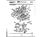 White-Westinghouse RT175GLW3 ice maker and installation parts diagram