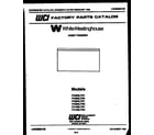 White-Westinghouse FC105LTW2  diagram