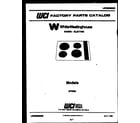 White-Westinghouse KP332LH1 cover diagram