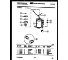 White-Westinghouse AC083L1A2 compressor parts diagram