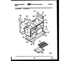 White-Westinghouse GF410HXD4 broiler drawer parts diagram