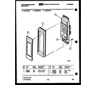 White-Westinghouse KM485LXMD1 door parts diagram