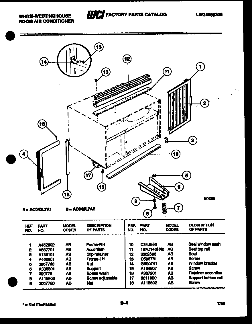 Cabinet and installation